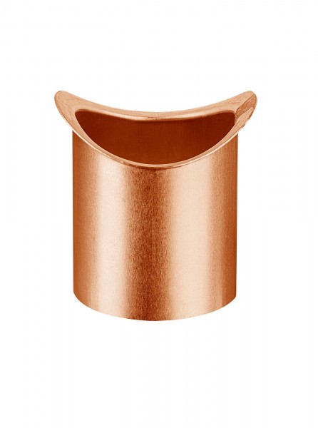 Lötstutzen - halbrunde Rinne Kupfer