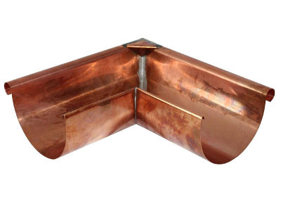 Rinnenwinkel aus Kupfer