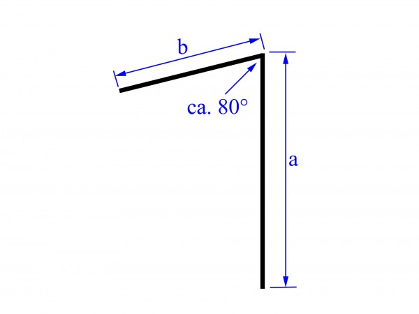 Befestigungsstreifen Dachrandprofil
