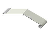 Wulstblech mit Falz und Mittelkantung