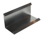Wandanschlussblech mit 2 Falzen