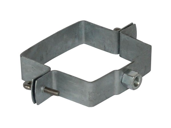 Quadratrohrschelle mit Mutter M10