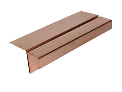 Saumstreifen aus Kupfer