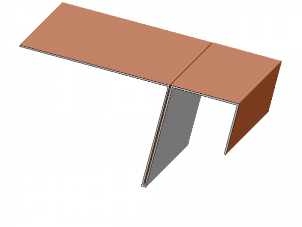 Patentsaumstreifen mit Dreikant