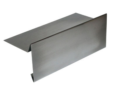 Ortgangblech aus Aluminium