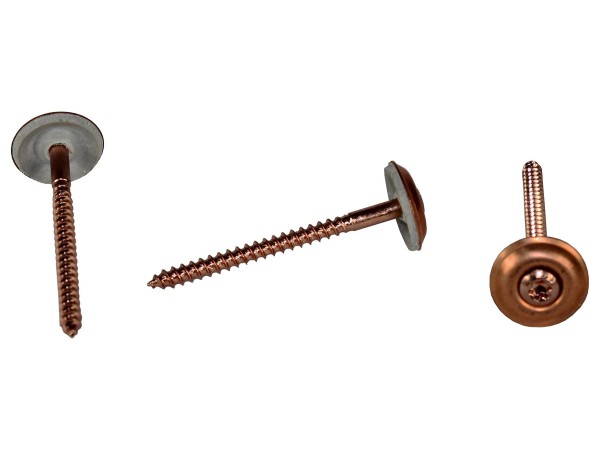 Spenglerschraube verkupfert