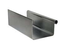 Vorschau: Kastenrinne Aluminium, Länge 1,00m