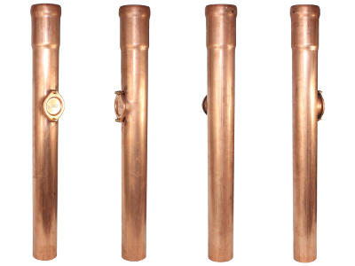 Standrohre aus Kupfer