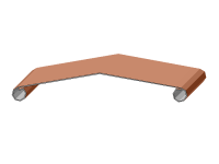 Attikaabdeckung, Mauerabdeckung mit Wulst und Mittelkantung