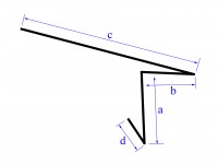 Vorschau: Traufblech mit Nase