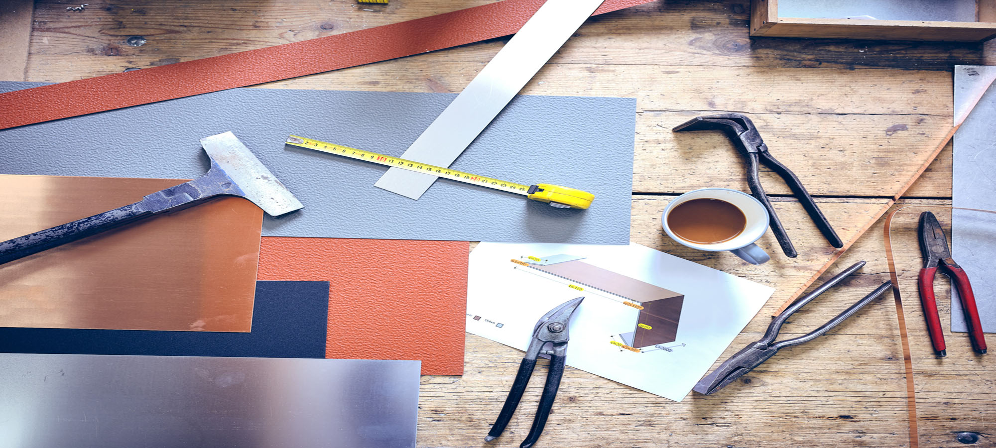 Hochwertige Individual und Farbbleche von Blechshop24