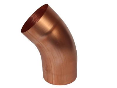 Fallrohrbogen aus Kupfer