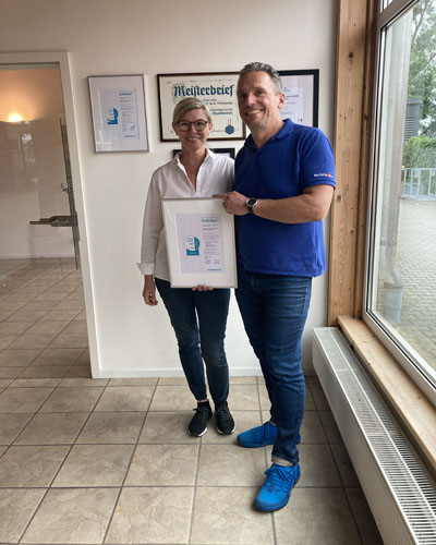 Übergabe CrefoZert 2021