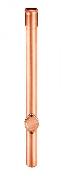Regenstandrohr 1,5 m - mit Reinigungsdeckel Kupfer