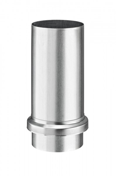 Schiebemuffe mit Standrohrkappe Zink