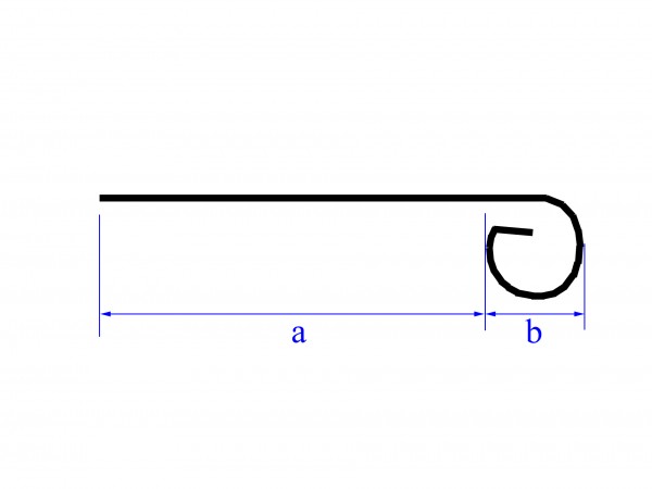 Wulstblech ohne Falz