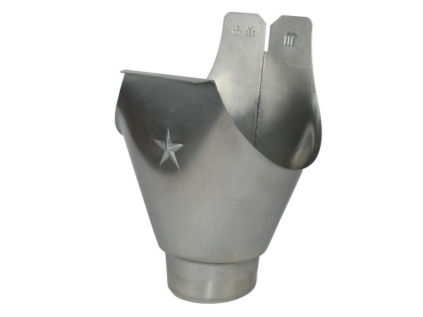 Einhangstutzen halbrund