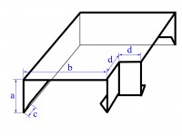 Vorschau: Zink-Außen/ Innenecke, Attika 90°