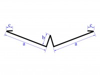 Vorschau: Kehlblech mit Stehfalz